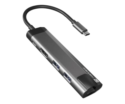 Stacja dokująca do laptopa Natec MULTIPORT ADAPTER FOWLER GO USB-C 5W1 HUB ->USB 3.0 2X, HDMI